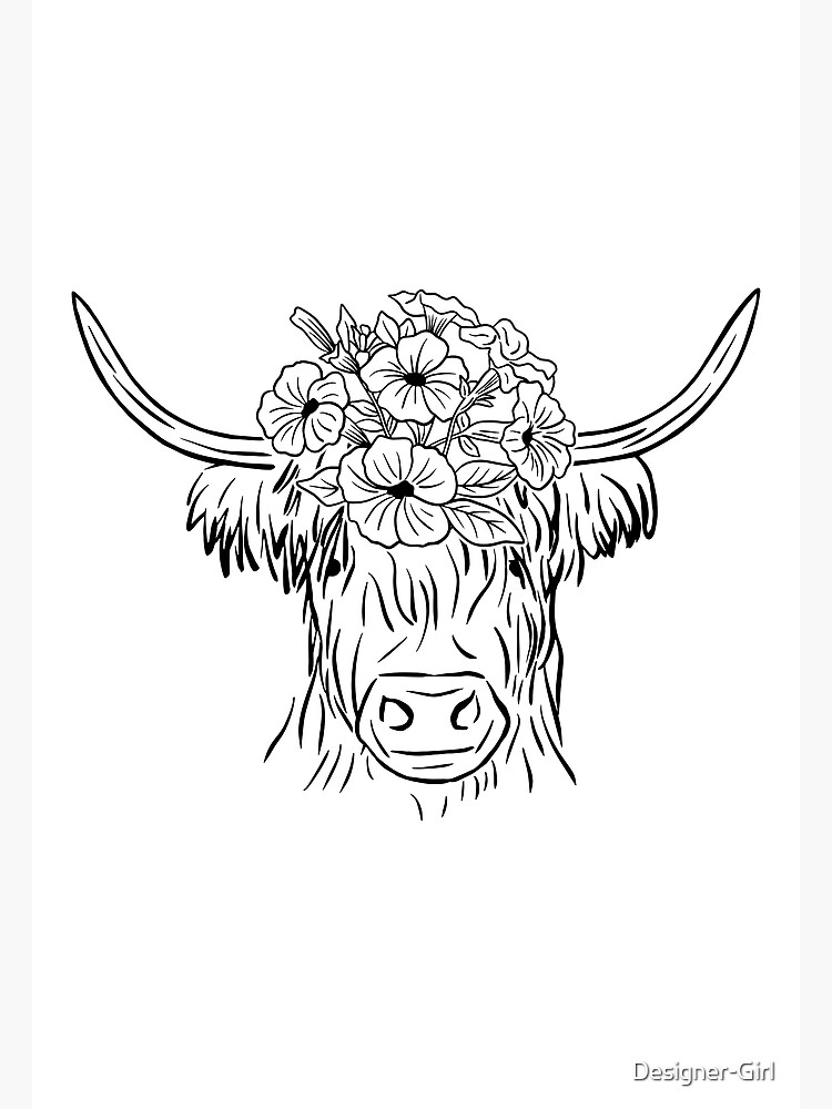Highland cow coloring pages for adults Escort babylon toledo