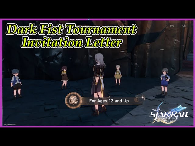 Honkai star rail dark fist tournament invitation letter J love pornstar