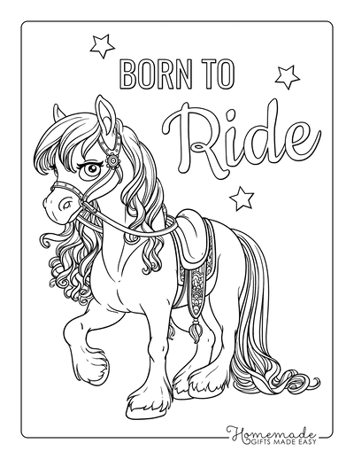 Horse coloring book for adults Blacked rough anal