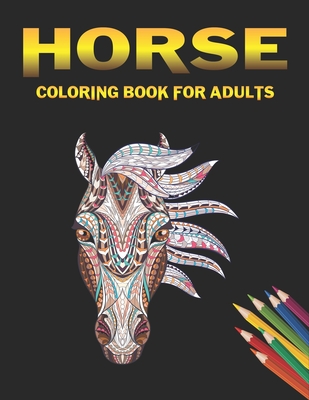 Horse coloring book for adults Anal ovipositor