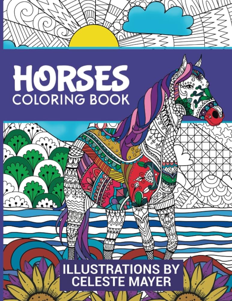 Horse coloring book for adults Brown shoes porn comic