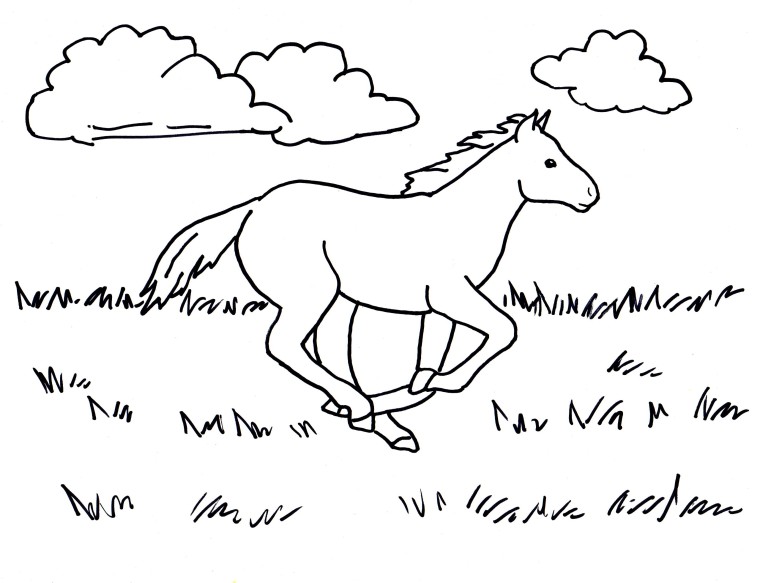 Horse coloring pages for adults pdf Olivia vel vine porn