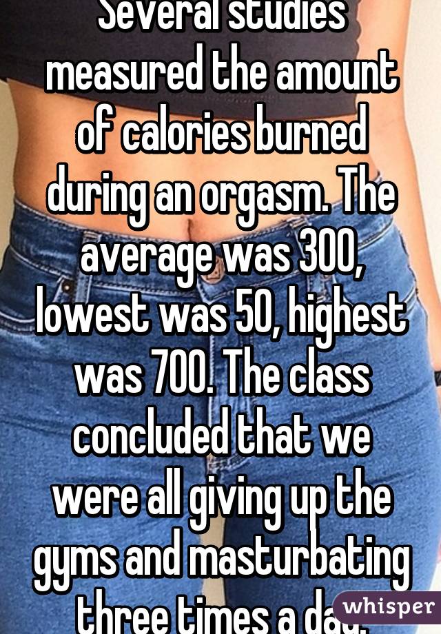 How many calories do you burn masturbating Sneak anal