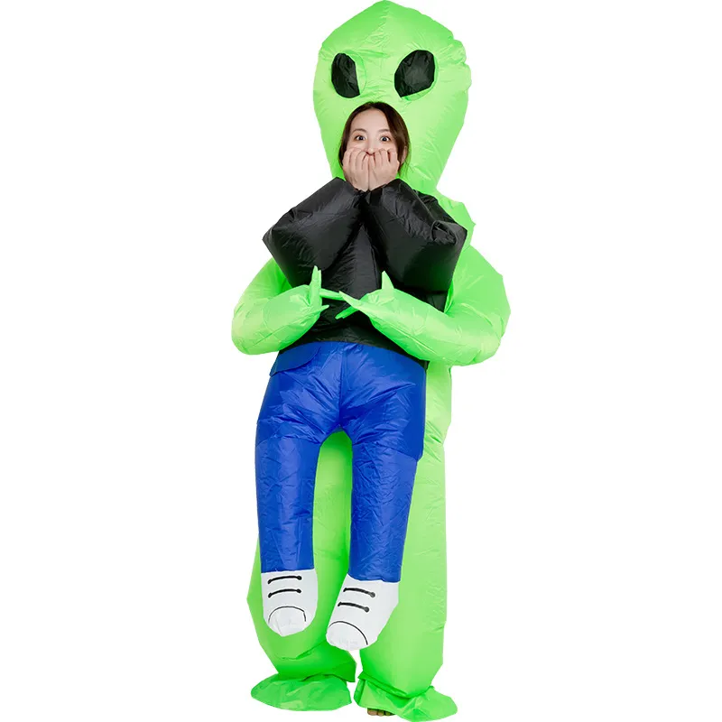 Inflatable alien costume adults Friend watches handjob