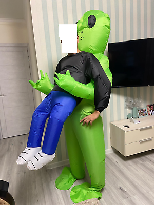 Inflatable alien costume adults 2 hands handjob
