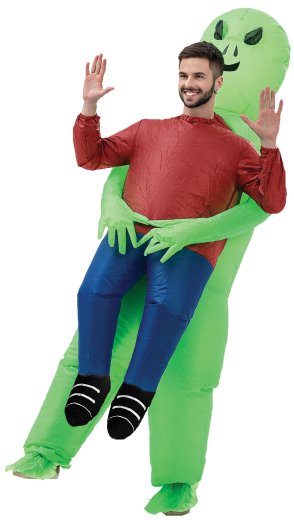 Inflatable alien costume adults San diego escort massage