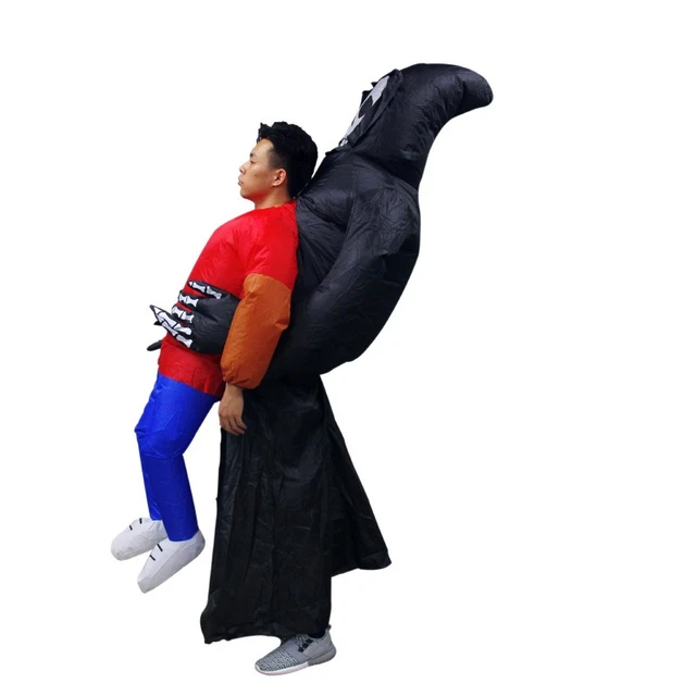 Inflatable halloween costumes adults Asian granny interracial