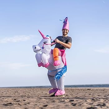 Inflatable unicorn costume for adults Golf club porn