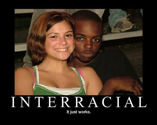 Interracial captions Porn beautiful people