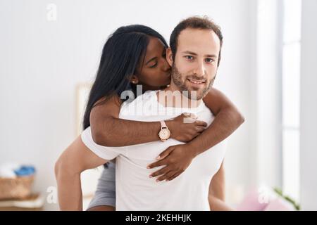 Interracial kissing comp Adult crutches