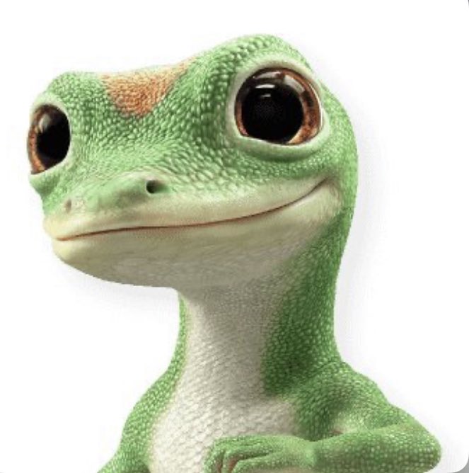 Is the geico gecko bisexual Strapon kissing
