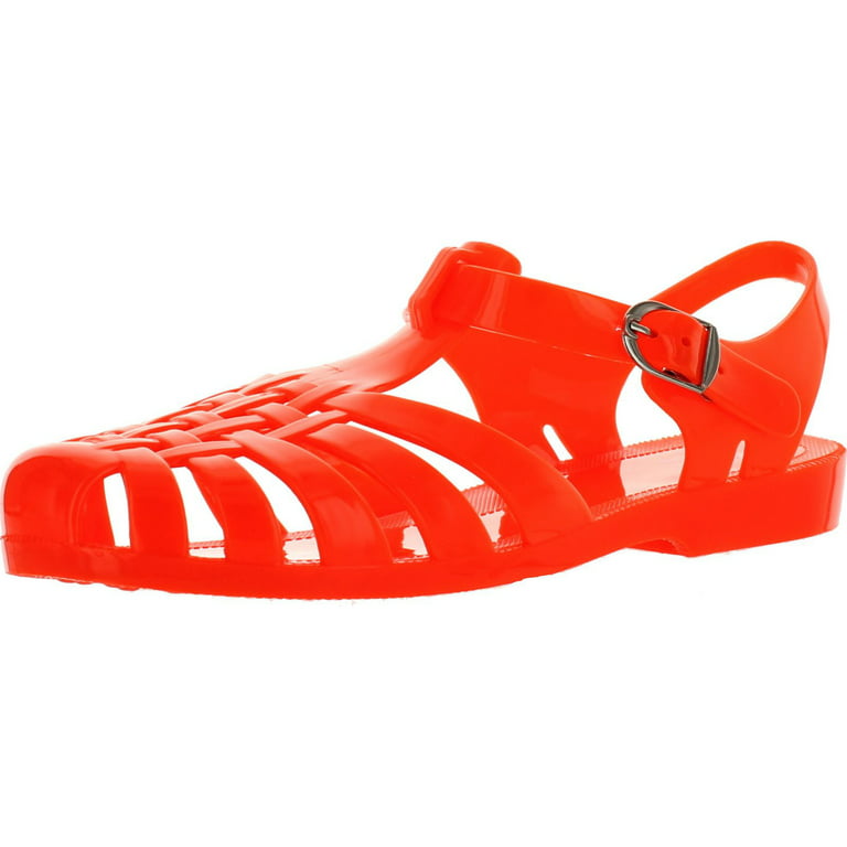Jelly fisherman sandals for adults Orgy painting