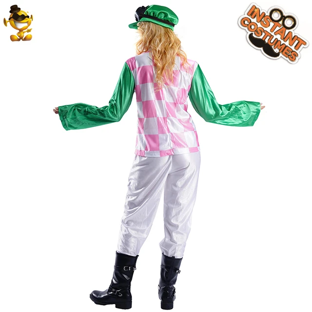 Jockey costume for adults Threesome pantyhose