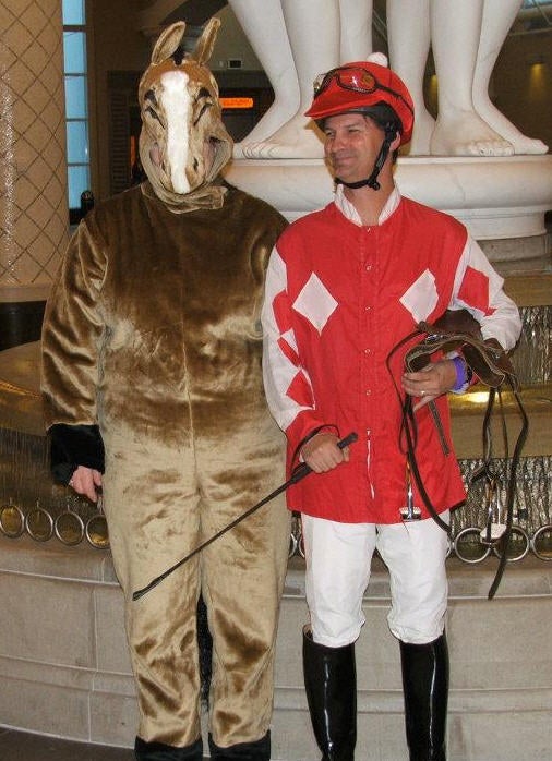 Jockey costume for adults Funny adults gif