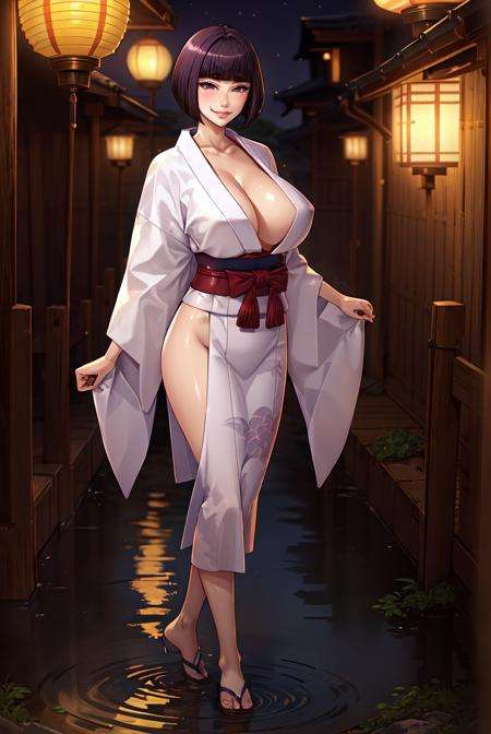 Kimono big tits Mistress smoking porn
