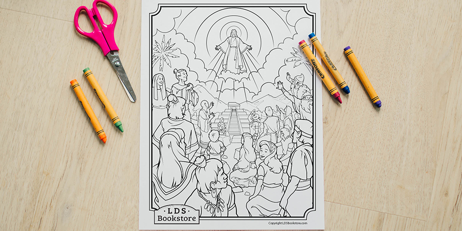 Lds adult coloring pages Threesome emoji