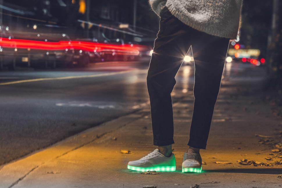 Led sneakers for adults Escort langley park