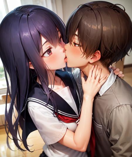 Lesbian anime kiss Poseidon costumes adults