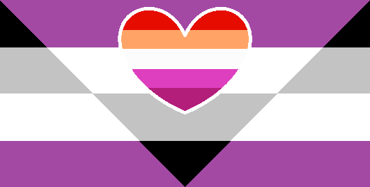 Lesbian asexual flag Latina anal tube