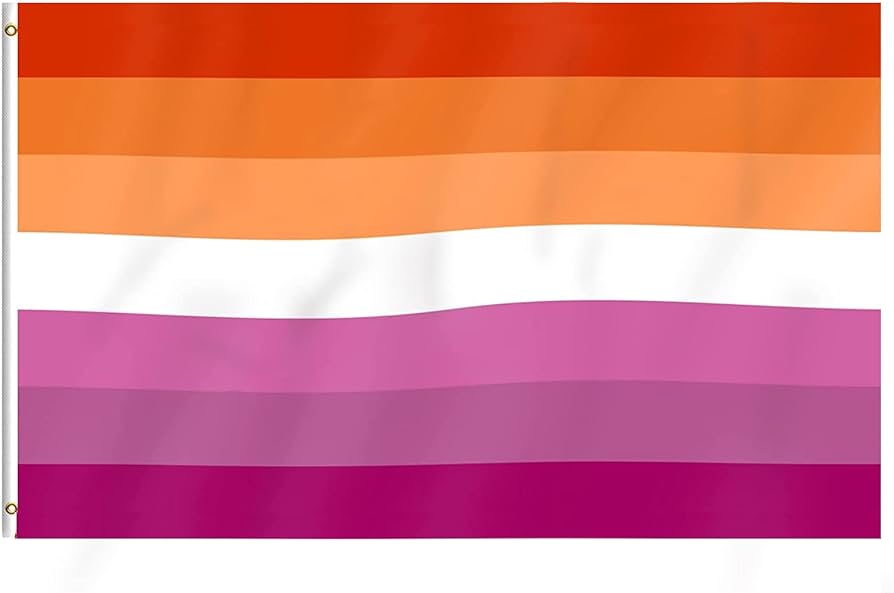 Lesbian flag square Ellyandnick porn