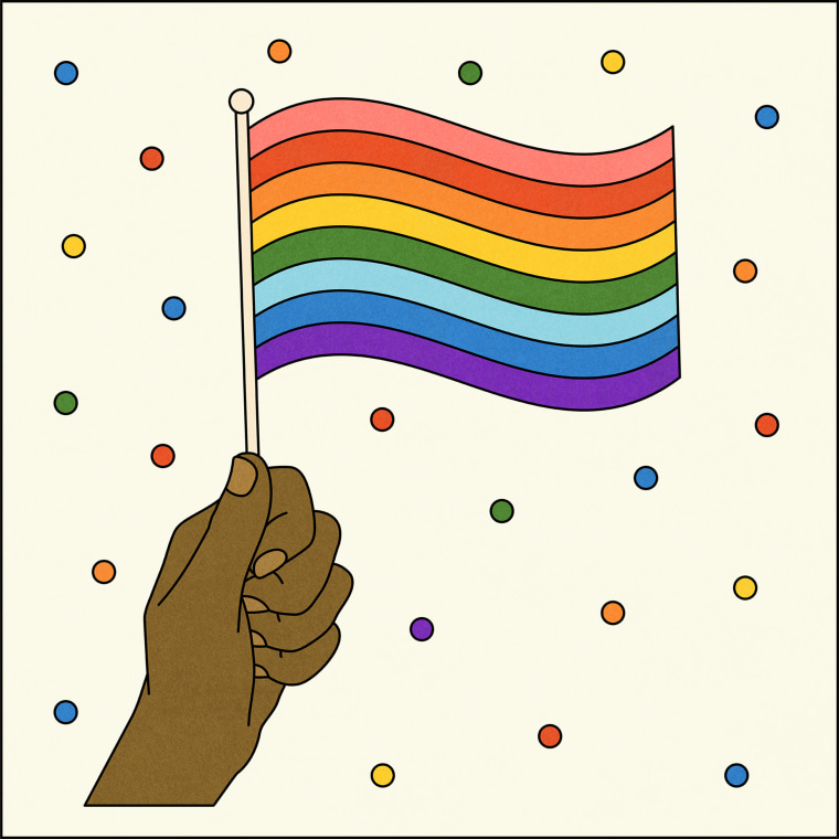 Lesbian flag square Forced handjob gay