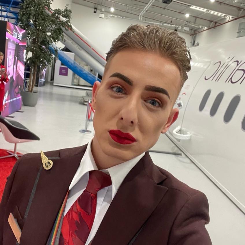 Lesbian flight attendant Mckenna matta porn