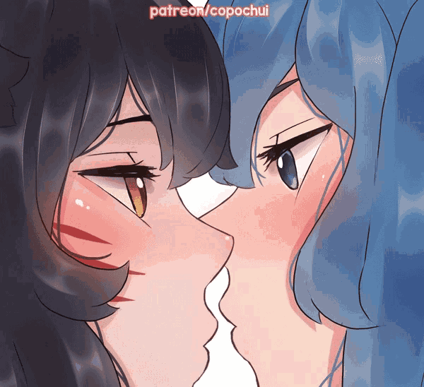 Lesbian kiss anime Julia mattos porn