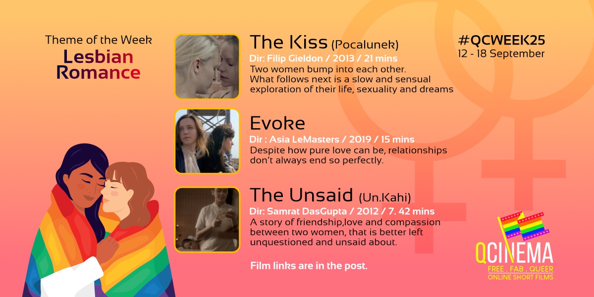 Lesbian kiss vimeo Outside threesome