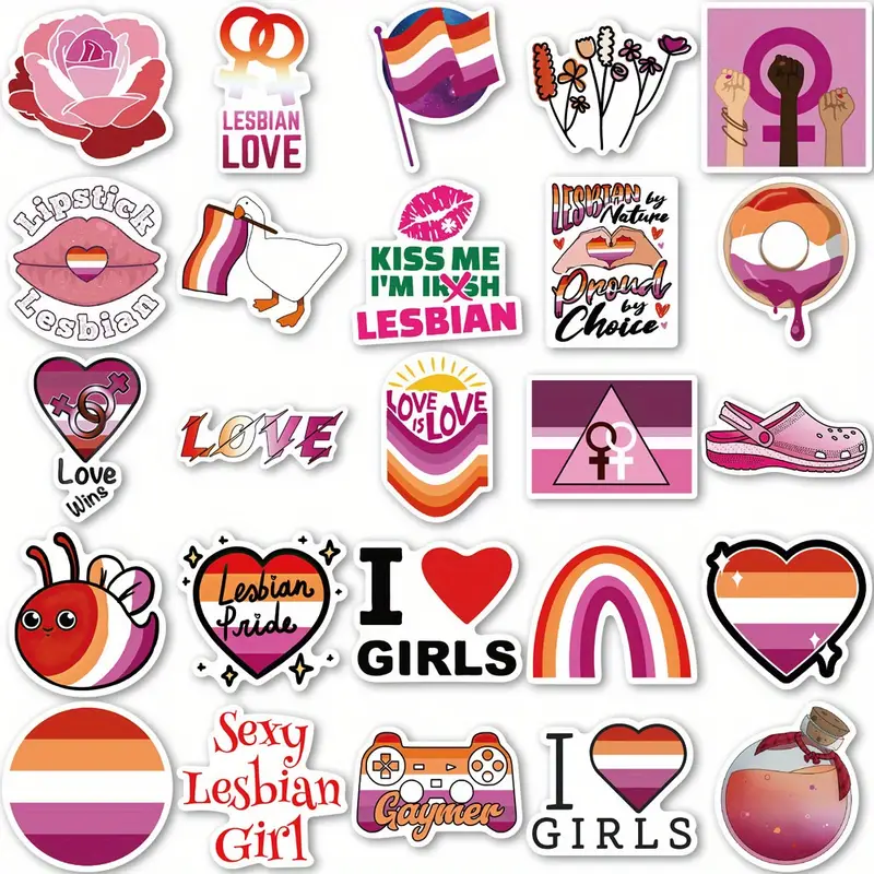 Lesbian pride stickers Parade porn