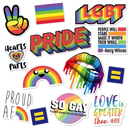 Lesbian pride stickers Sexylustcouple porn
