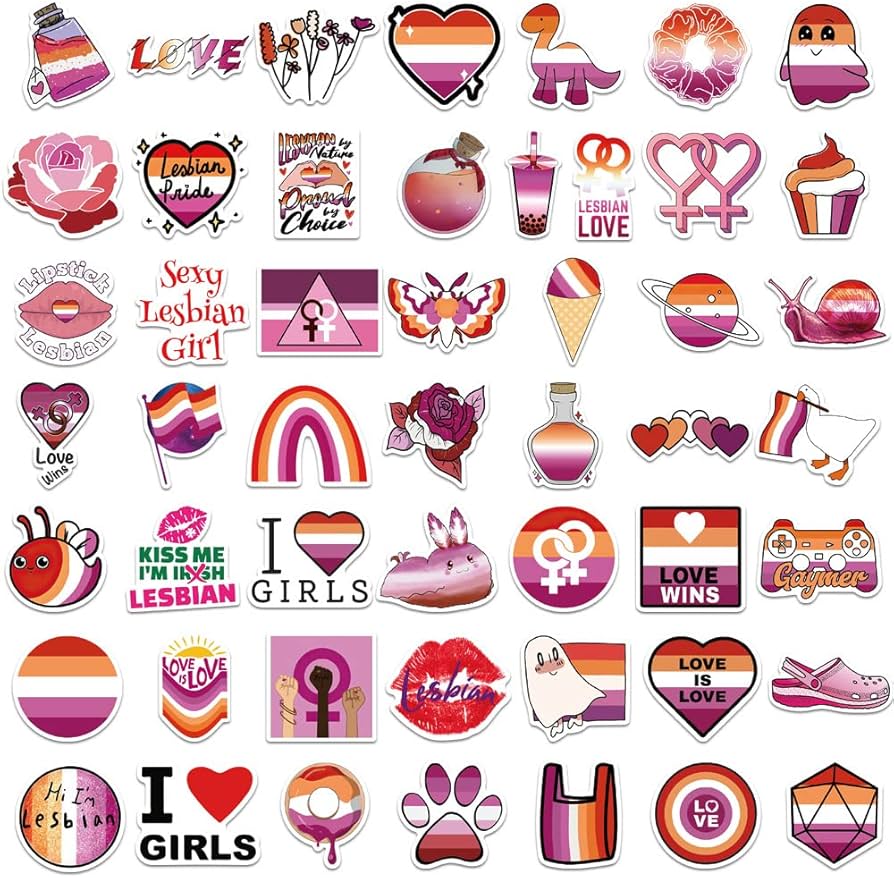 Lesbian pride stickers Loba porn games