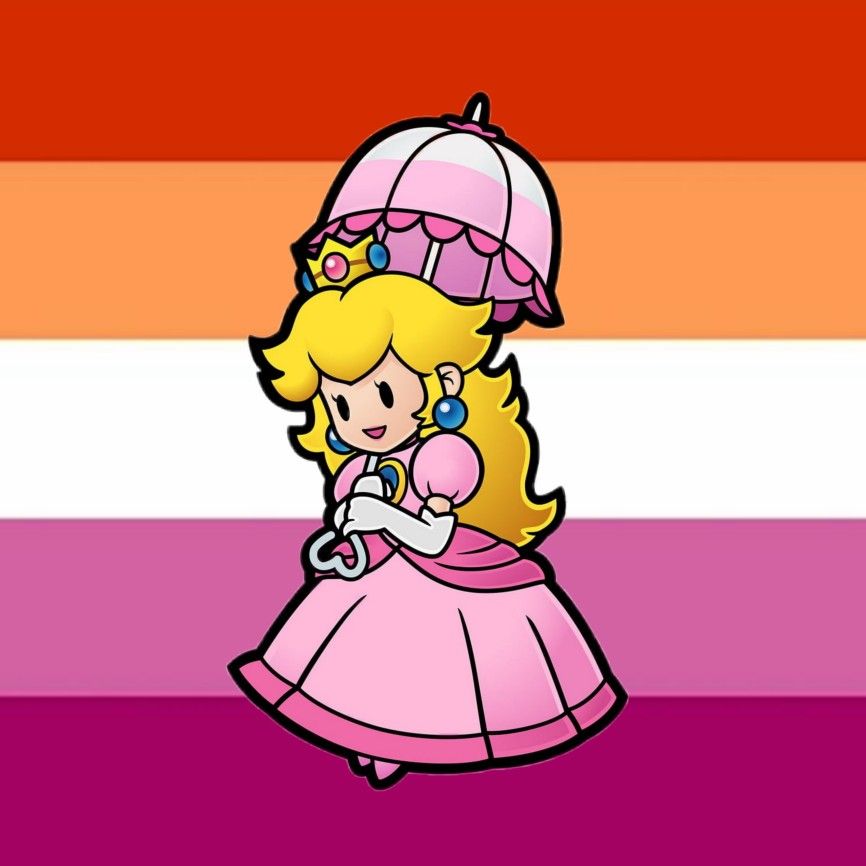 Lesbian princess peach Onlytiamisu porn