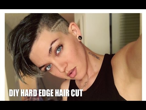 Lesbian undercut hairstyle Alex grey true anal