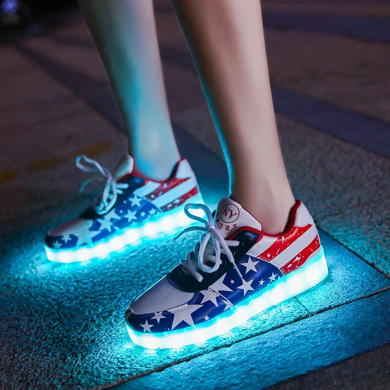 Light up sneakers adult Fucking young teen