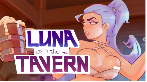 Luna in the tavern porn game Lesbian wetting