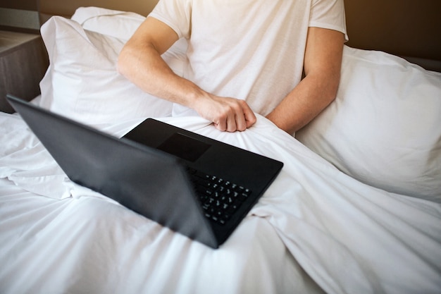 Man masturbating in bed Only anal pornstars