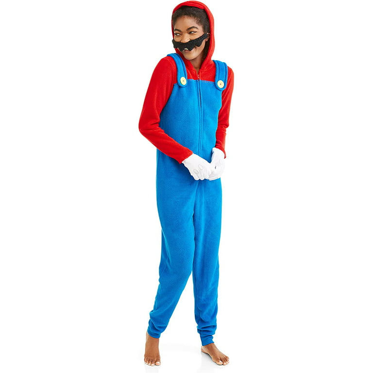 Mario adult pajamas Adult frozen anna dress