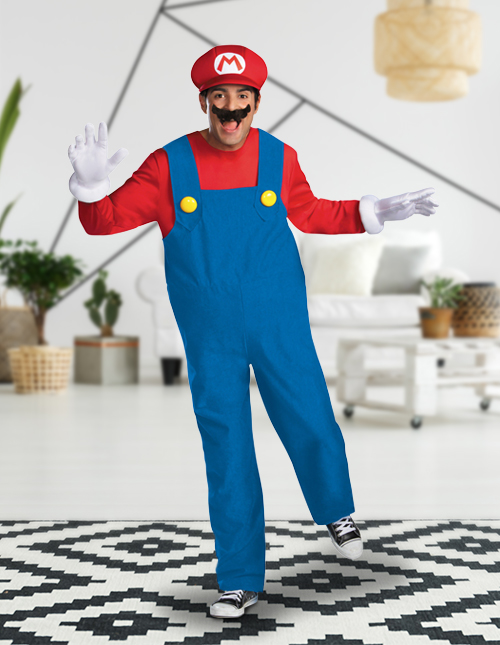 Mario costume adult men Fairplay webcam