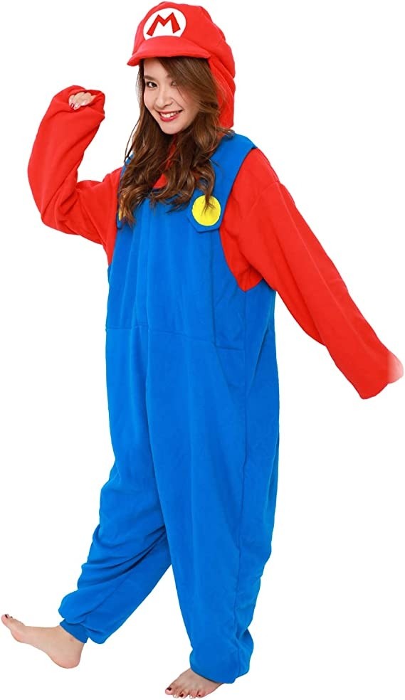 Mario onesie for adults Little nieces porn