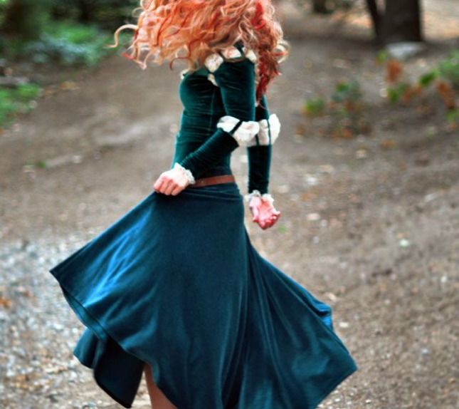 Merida wig adult Old and young lesbian asslick