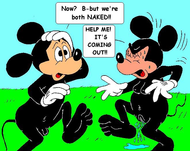 Mickey mouse toon porn Creampie erotica