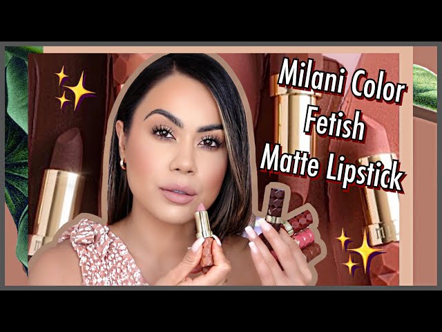 Milani color fetish matte lipstick swatches Older gilf porn