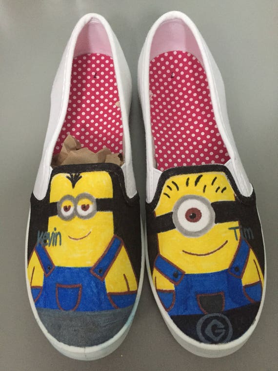 Minion shoes for adults Candy love creampie