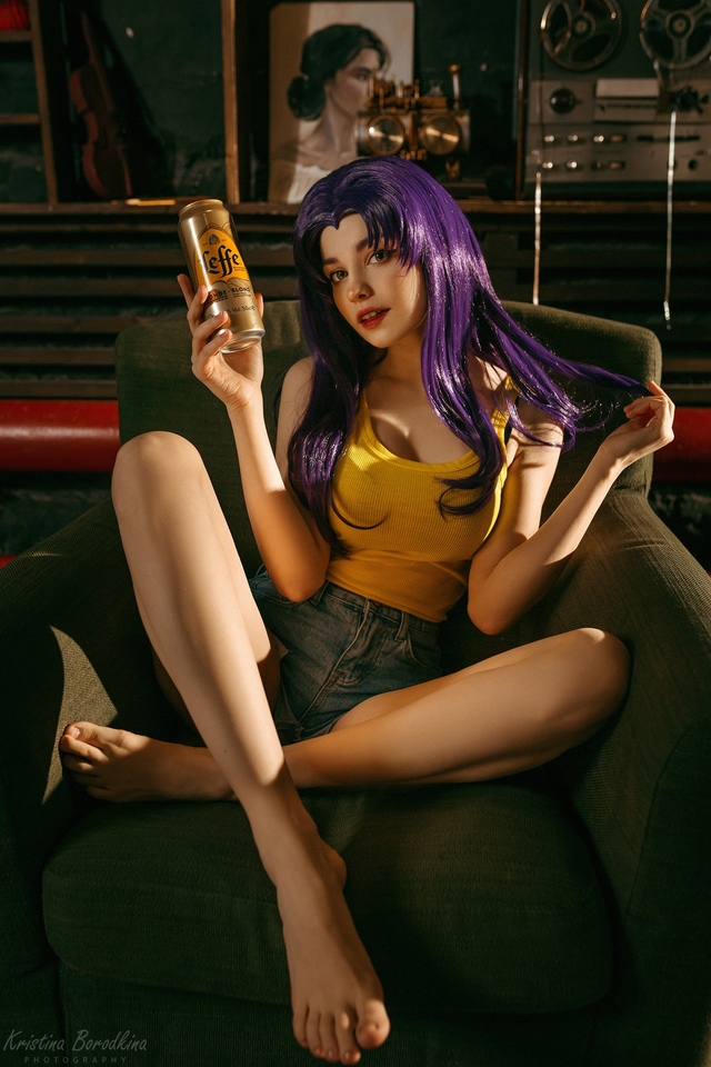 Misato cosplay porn Double anal pics