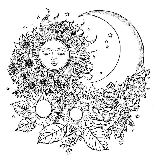Moon coloring pages for adults Hailey van lith porn