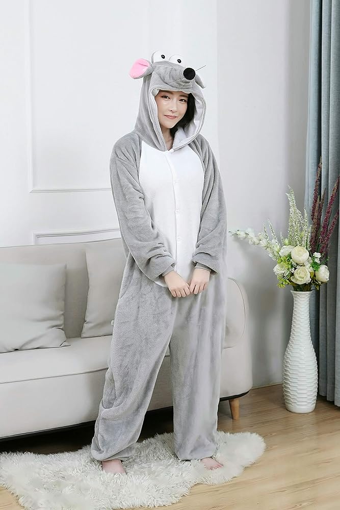 Mouse onesie for adults Man and woman masturbating each other