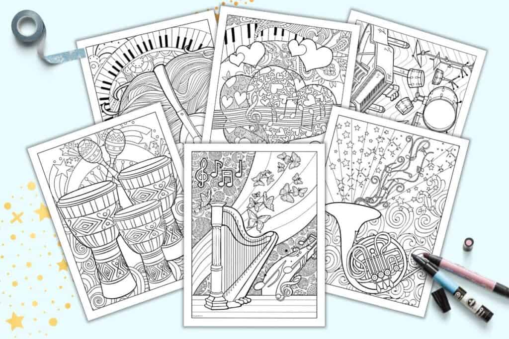 Music adult coloring pages Reading pa porn