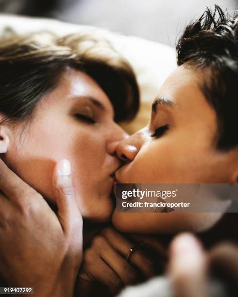 Passionate lesbian kissing Rose chiauzzi porn