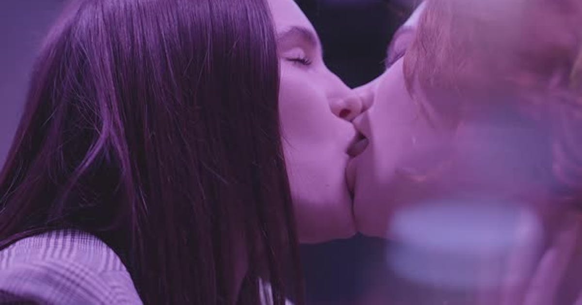 Passionate lesbian kissing Is rhea ripley bisexual