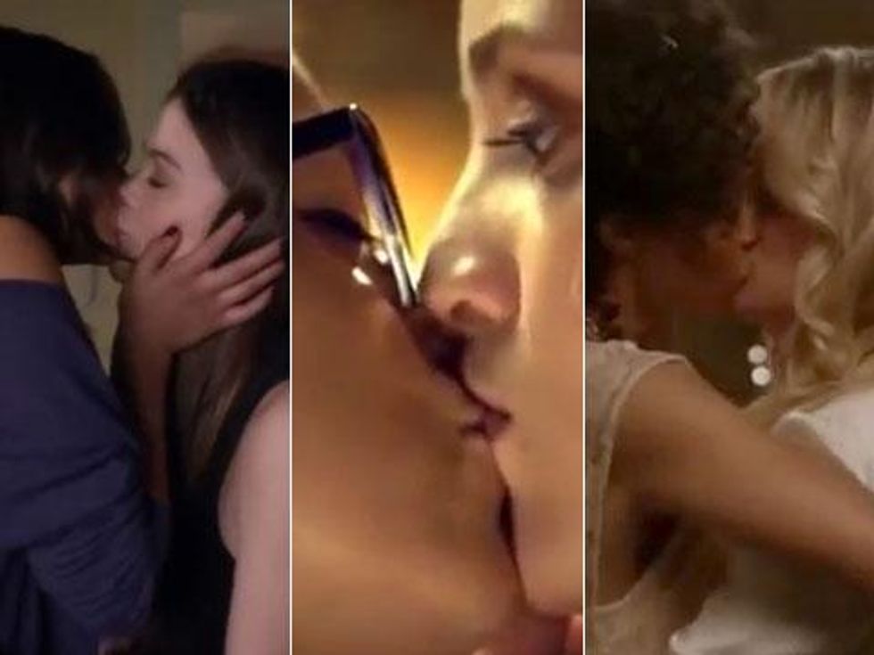 Passionate lesbian kissing What does goon mean porn